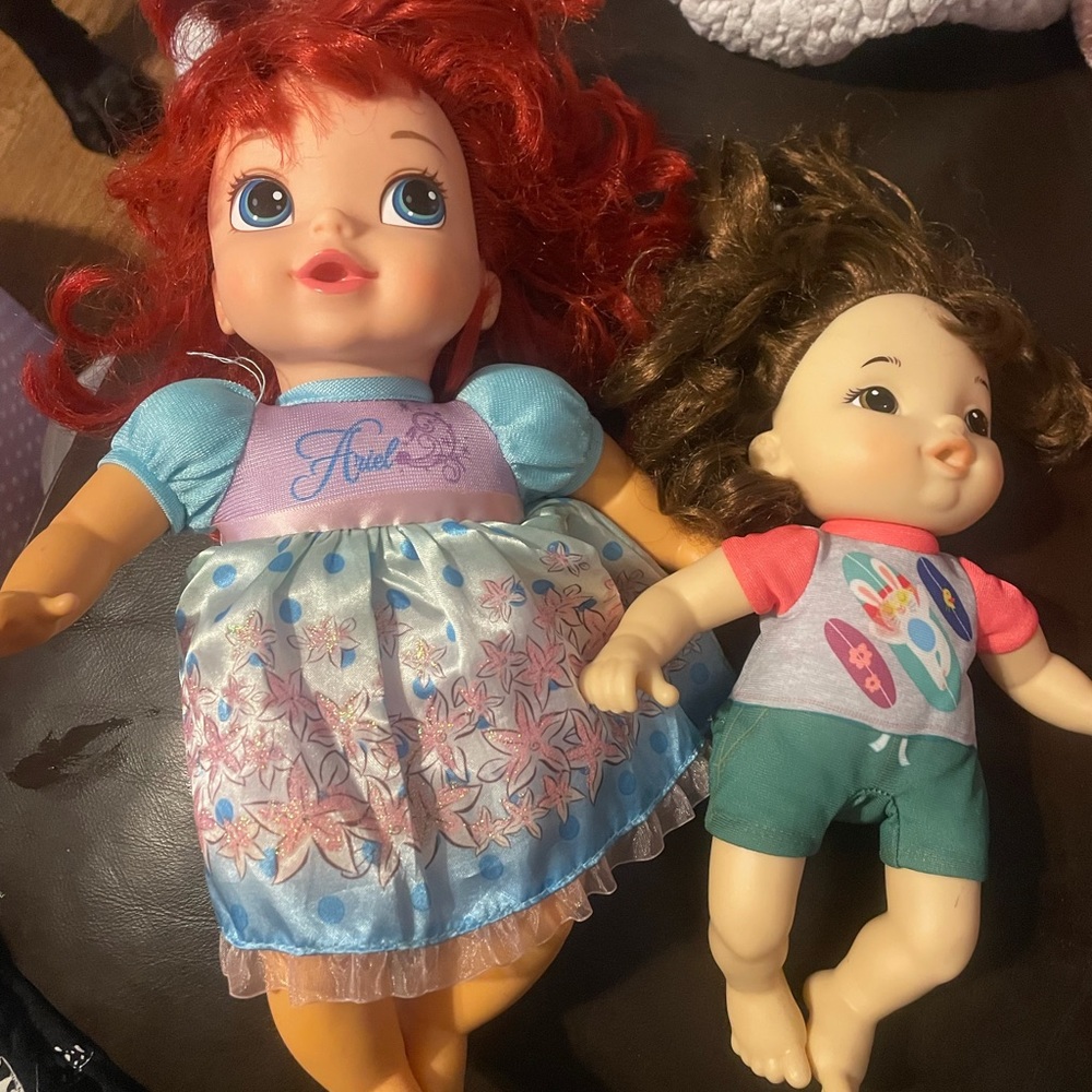 Disney Princess Ariel baby & baby alive soft body